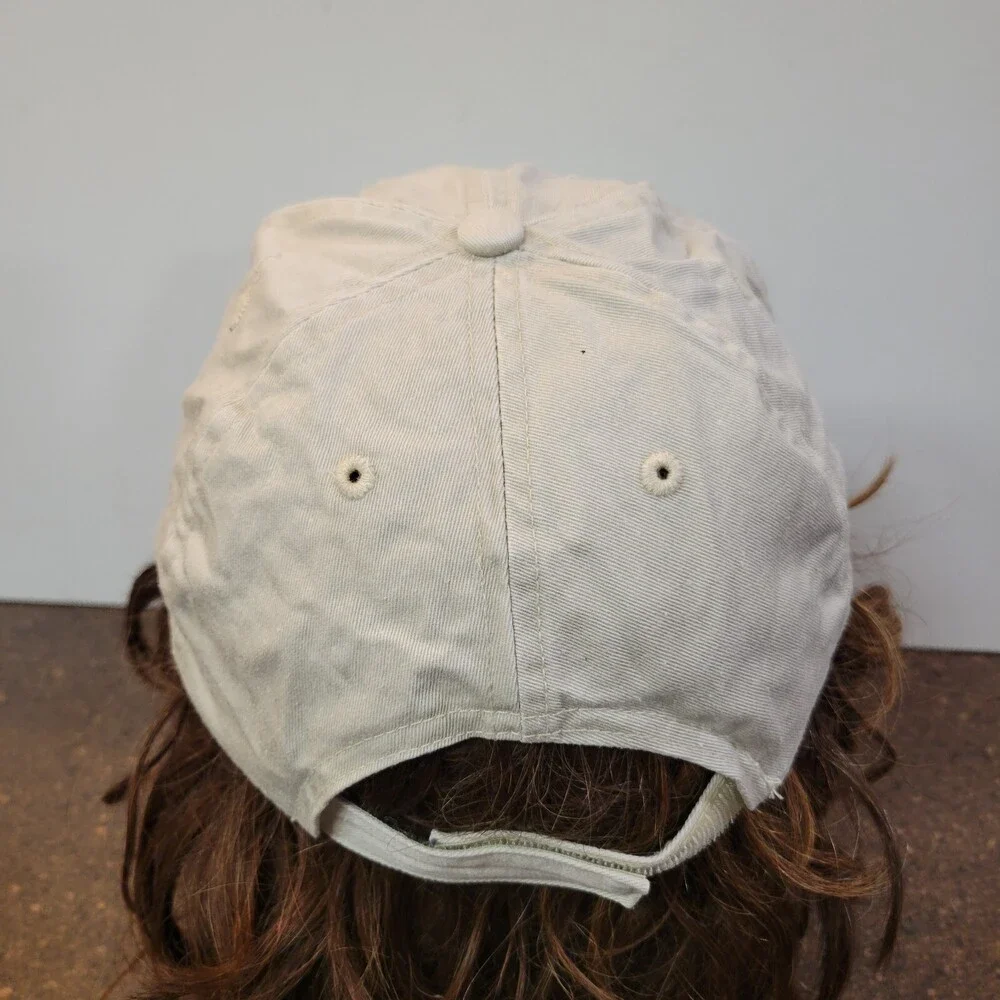 Maui Baseball Cap Unisex Kids White Green Embroidered Logo Adjustable Hat